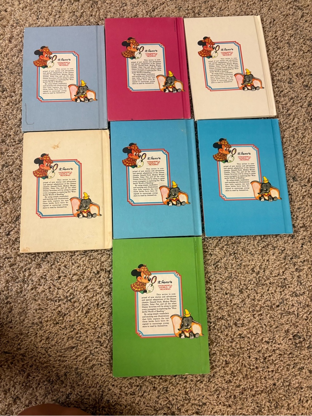 Vintage Walt Disney 46 Book Set - Many Classic Characters and Stories - Picture 13 of 13